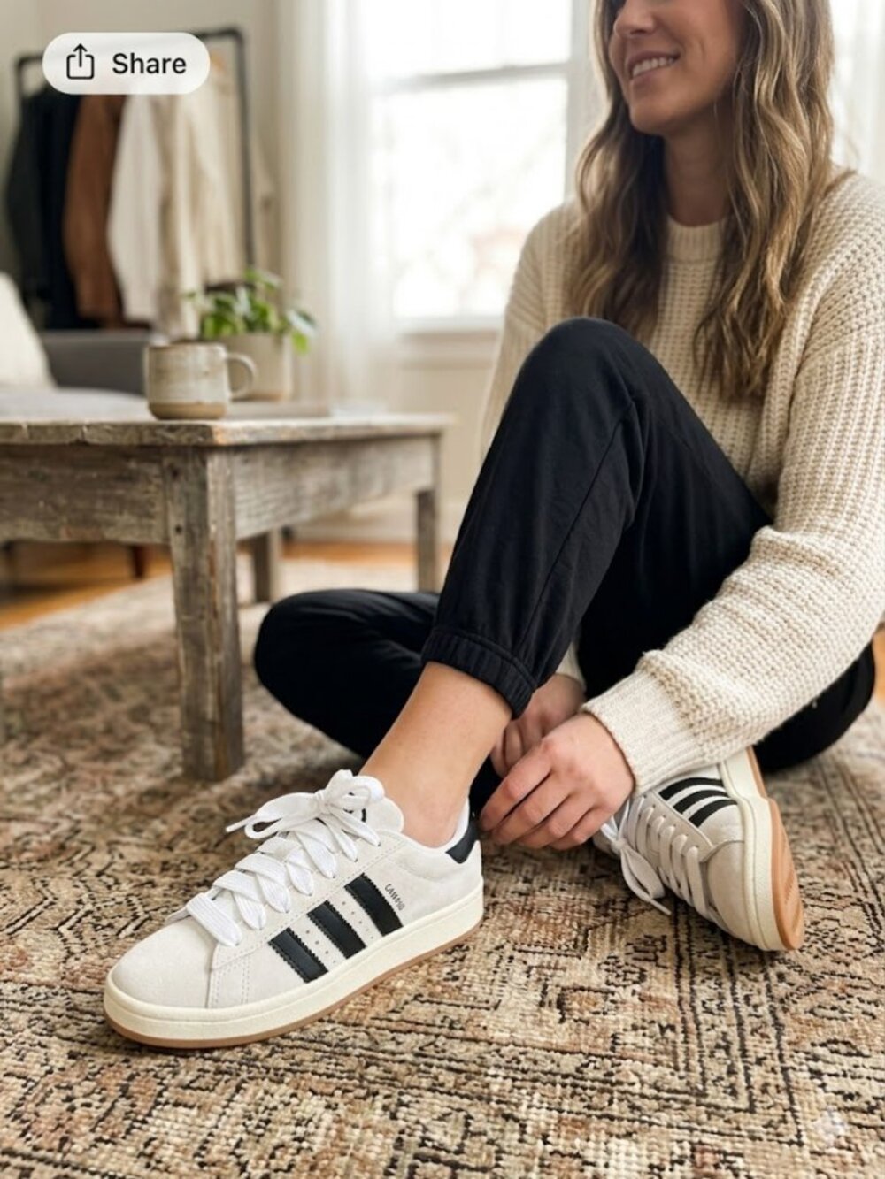 Adidas Campus 00s White Black Suede Sneakers Womens 9 Mens 7.5